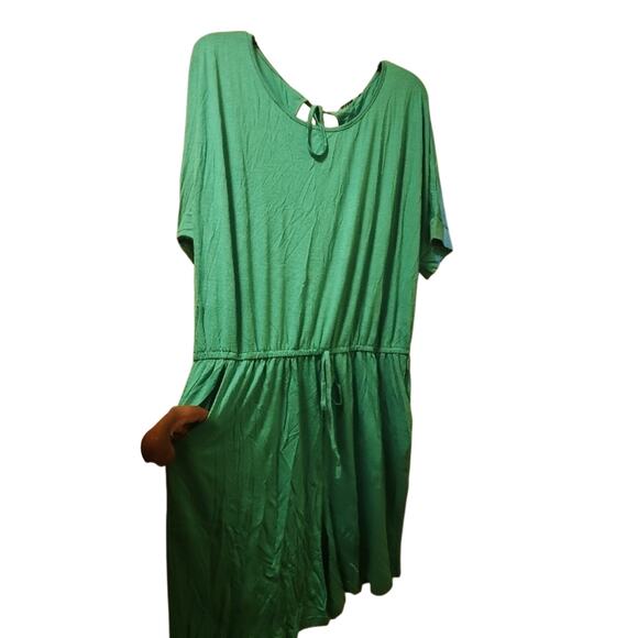 Rebdolls Romper Women's 5x Green/ Gray - Picture 2 of 4